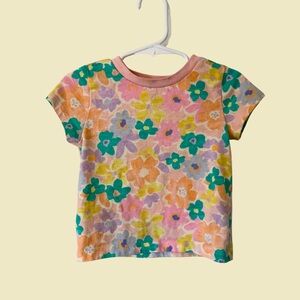 Kids Floral Print T-Shirt